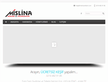 Tablet Screenshot of mislinareklam.com